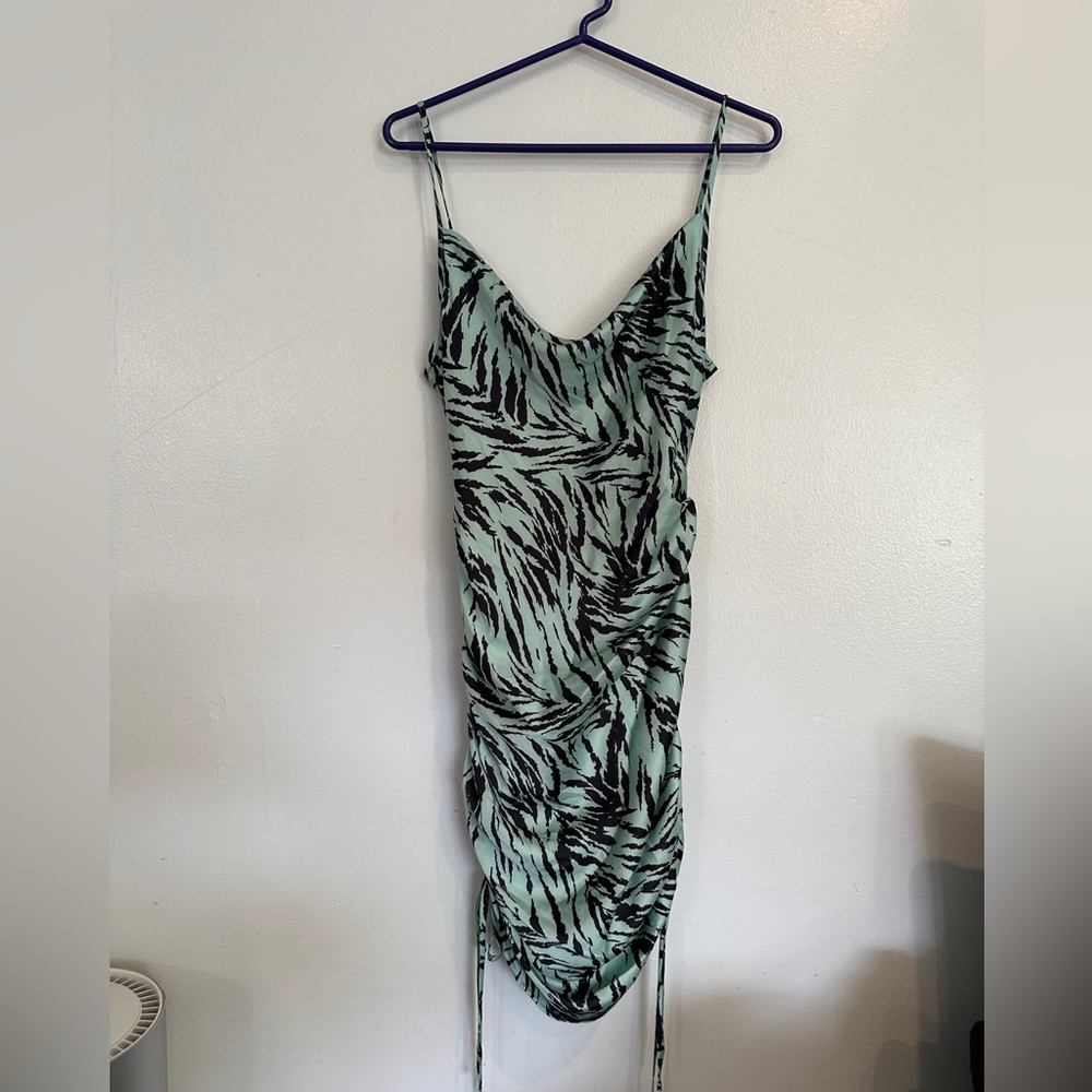 WAYF mint tiger dress